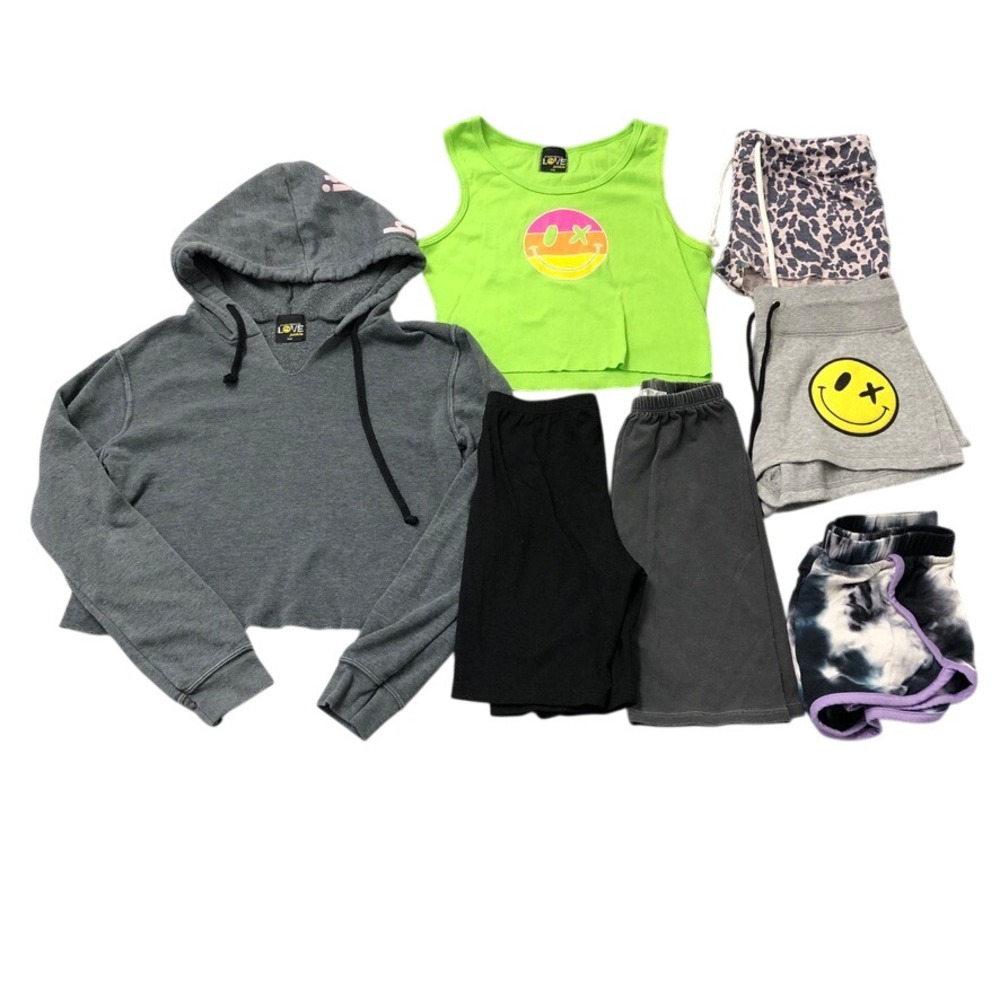 Love Junkie Joah‎ Love Mixed Lot Girls Size 10 L Multicolor Hoodie Shorts Tank